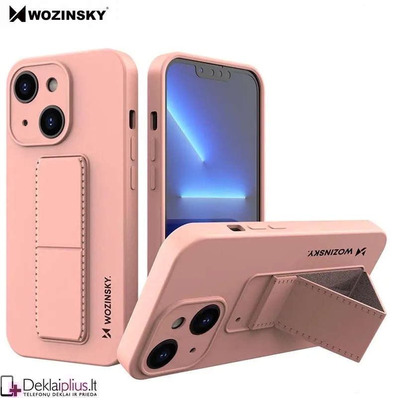 Wozinsky 4in1 švelnaus silikono dėklas - rausvas (telefonui Apple Iphone 13 Mini) Wozinsky 4in1 švelnaus silikono dėklas - rausvas (telefonui Apple Iphone 13 Mini)